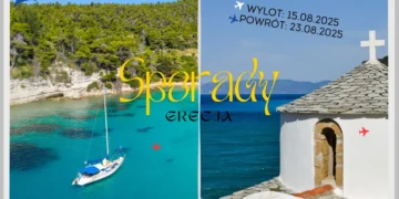 czarter jachtu z Volos 16 sierpień 2025 - sporady i lot z Krakowa